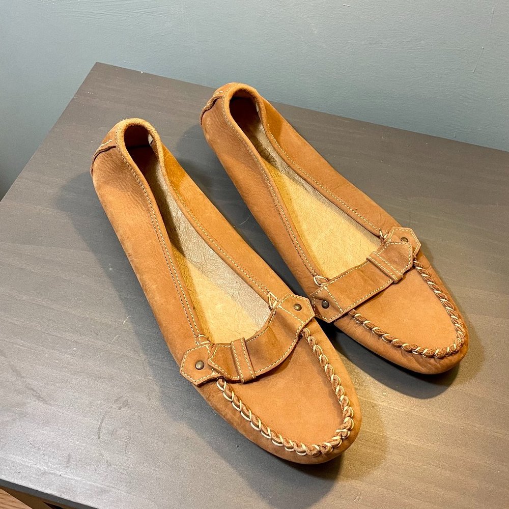 J. Crew Made in Italy Suede Vintage Loafers Size 10